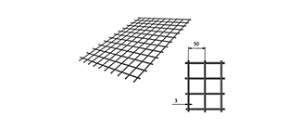 Сетка сварная (дорожная) 50х50х3мм 1х2м купить с доставкой в Дубне